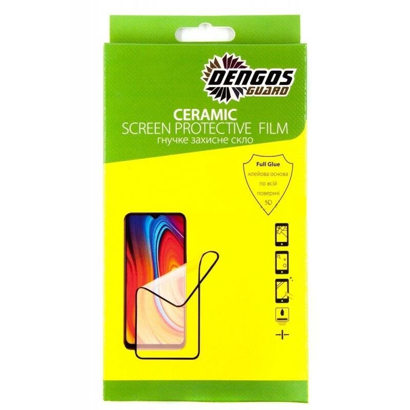 Защитное стекло Dengos Ceramic Film для Samsung Galaxy A53 SM-A535 Black (TGCF-17)