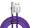 Фото - Кабель Baseus Iridescent Lamp Mobile Game USB3.1-Lightning 1.5A, 1м, Purple (CAL7C-A05) | click.ua