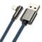 Фото - Кабель Baseus Legend Series Elbow USB-Lightning, 1м, Blue (CACS000003) | click.ua