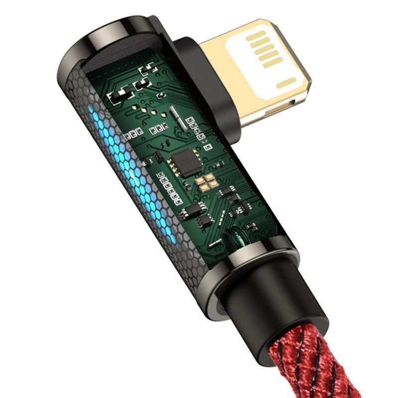 Кабель Baseus Legend Series Elbow USB-Lightning, 1м, Red (CACS000009)