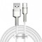 Фото - Кабель Baseus Cafule Metal 66W USB-USB-C, 1м, White (CAKF000102) | click.ua