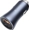 Фото - Автомобильное зарядное устройство Baseus Golden Contactor Pro (1USB, 1USB-C) 40W Dark Gray (CCJD-0G) | click.ua