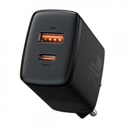 Купить Сетевое зарядное устройство Baseus Compact Quick Charger 20W (1USB, 1USB-C) 20W Black (CCXJ-B01) Сетевое зарядное устройство Baseus Compact Quick Charger 20W (1USB, 1USB-C) 20W Black (CCXJ-B01)