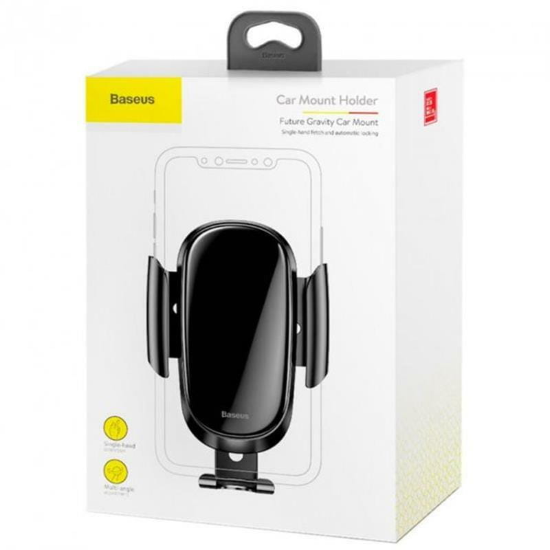 Держатель автомобильный Baseus Future Gravity Black (SUYL-WL01)
