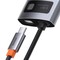 Фото - Концентратор USB-C Baseus Metal Gleam Series 6in1 Gray (CAHUB-CW0G) | click.ua