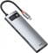 Фото - Концентратор USB-C Baseus Metal Gleam Series 8in1 Grey (CAHUB-CV0G) | click.ua