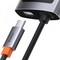 Фото - Концентратор USB-C Baseus Metal Gleam Series 4in1 Gray (CAHUB-CY0G) | click.ua
