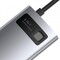 Фото - Концентратор USB-C Baseus Metal Gleam Series 4in1 Gray (CAHUB-CY0G) | click.ua