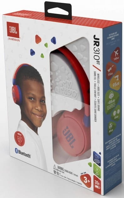 Bluetooth-гарнитура JBL JR310BT Red (JBLJR310BTRED)