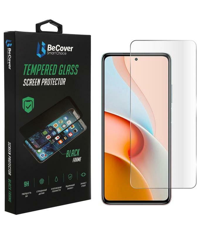 Защитное стекло BeCover для Xiaomi Redmi Note 11 4G/10 5G/10 2022/10 Prime 2022 Crystal Clear (707865)