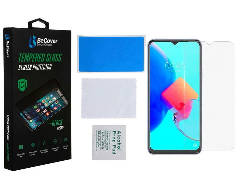 Защитное стекло BeCover для Tecno Spark 8p (KG7n) Crystal Clear (707870)