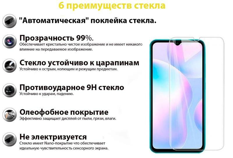 Защитное стекло BeCover для Tecno Pop 5 Crystal Clear (707871)
