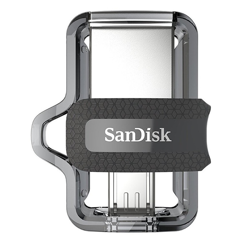 Флеш-накопитель USB3.0 64GB OTG SanDisk Ultra Dual M3.0 Black (SDDD3-064G-G46)