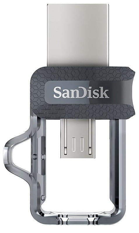 Флеш-накопитель USB3.0 64GB OTG SanDisk Ultra Dual M3.0 Black (SDDD3-064G-G46)