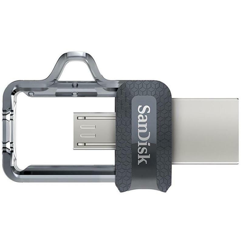 Флеш-накопитель USB3.0 16GB OTG SanDisk Ultra Dual Black (SDDD3-016G-G46)