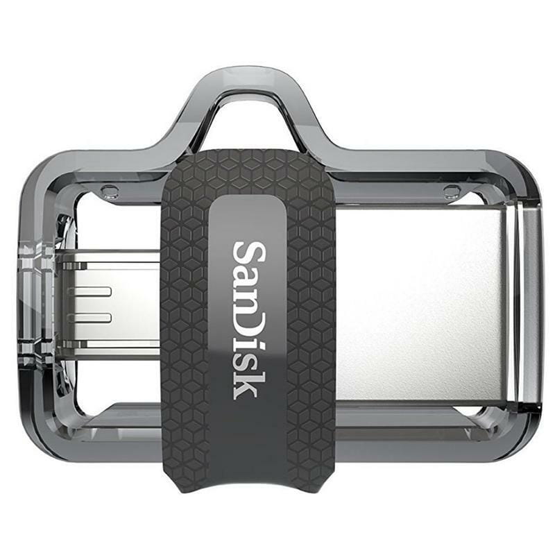 Флеш-накопичувач USB3.0 16GB OTG SanDisk Ultra Dual Black (SDDD3-016G-G46)
