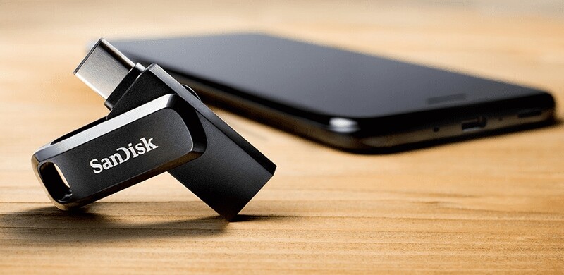 Флеш-накопитель USB 128GB Type-C SanDisk Dual Drive Go Black (SDDDC3-128G-G46)
