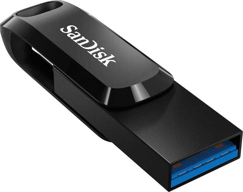 Флеш-накопичувач USB 128GB Type-C SanDisk Dual Drive Go Black (SDDDC3-128G-G46)