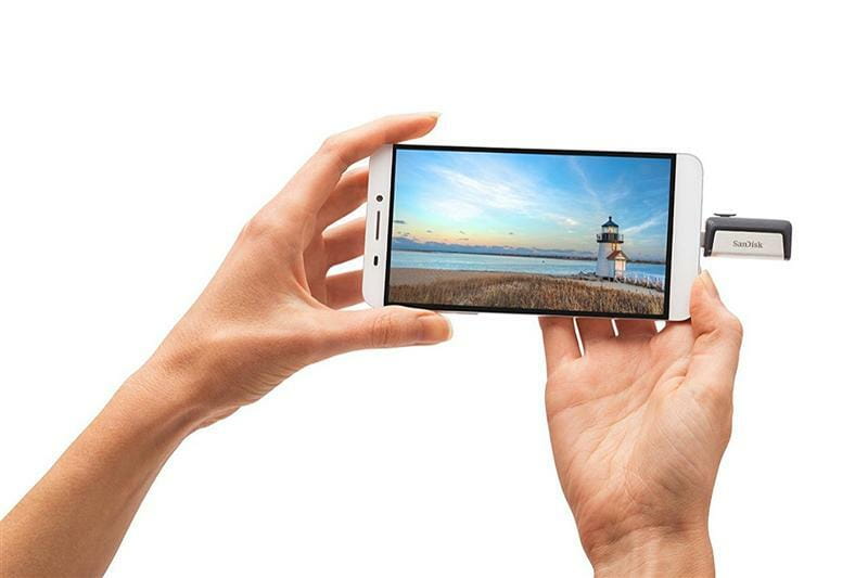 Флеш-накопитель USB3.1 256GB Type-C SanDisk Ultra Dual Silver (SDDDC2-256G-G46)