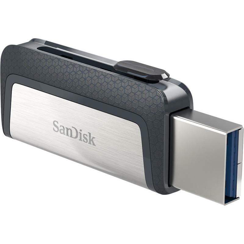 Флеш-накопитель USB3.1 256GB Type-C SanDisk Ultra Dual Silver (SDDDC2-256G-G46)