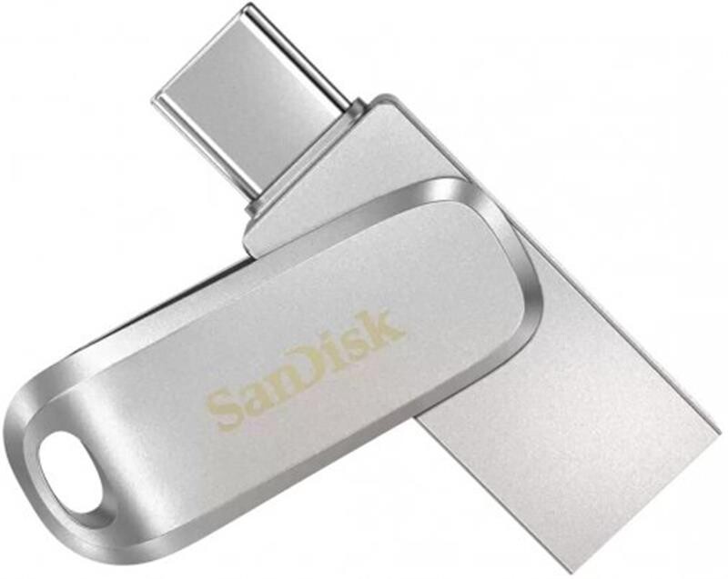 Флеш-накопитель USB 32GB Type-C SanDisk Ultra Dual Luxe Silver (SDDDC4-032G-G46)
