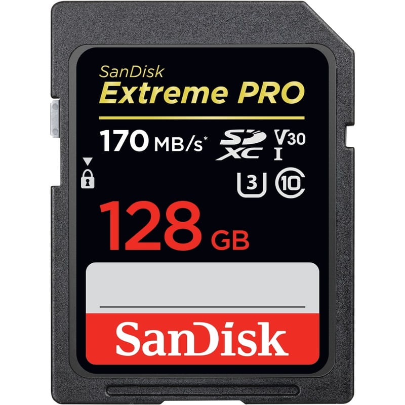 Карта пам'яті SDXC 128GB UHS-I/U3 Class 10 SanDisk Extreme Pro R170/W90MB/s (SDSDXXY-128G-GN4IN)