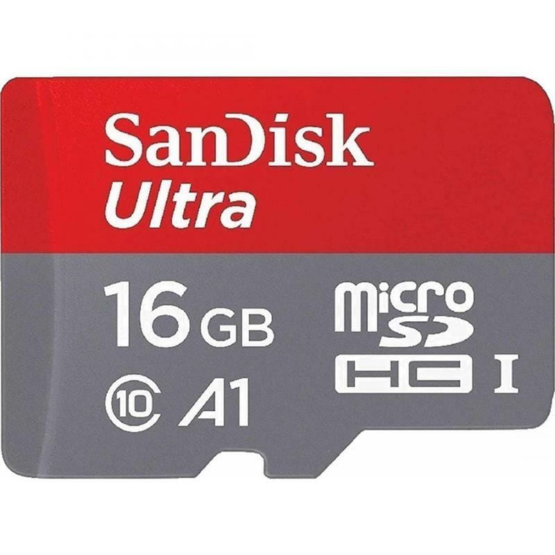 Карта памяти MicroSDHC  16GB UHS-I Class 10 SanDisk Ultra R98MB/s (SDSQUAR-016G-GN6MN)