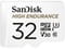 Фото - Карта памяти MicroSDXC 32GB UHS-I/U3 Class 10 SanDisk High Endurance R100/W40MB/s + SD-adapter (SDSQQNR-032G-GN6IA) | click.ua