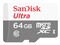 Фото - Карта памяти MicroSDXC 64GB UHS-I Class 10 SanDisk Ultra R100/W10MB/s + SD-адаптер (SDSQUNR-064G-GN3MA) | click.ua