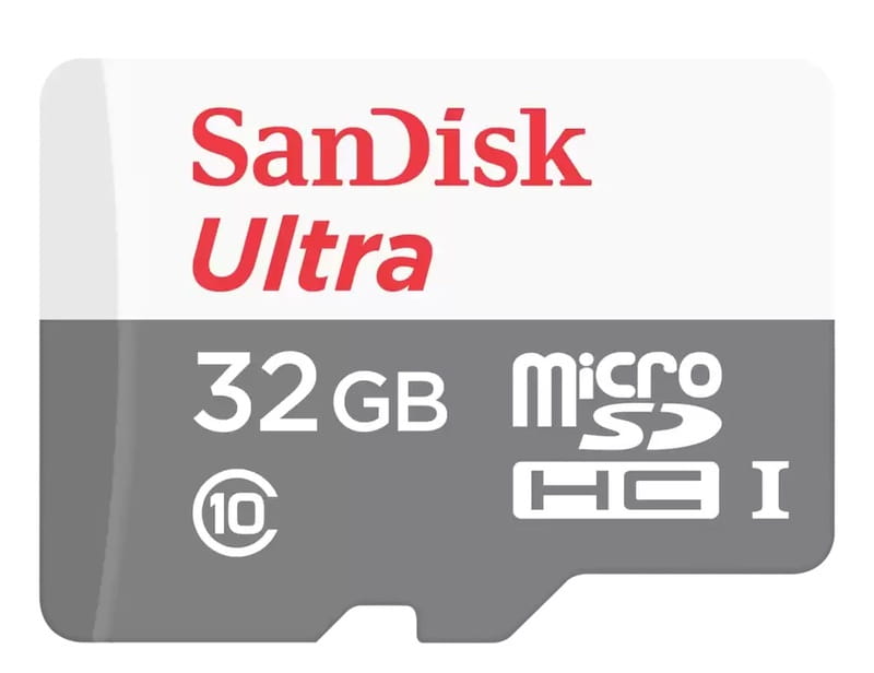 Карта памяти MicroSDXC 32GB UHS-I Class 10 SanDisk Ultra R100/W10MB/s (SDSQUNR-032G-GN3MN)