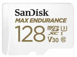 Карта пам`ятi MicroSDXC 128GB UHS-I/U3 Class 10 SanDisk Max Endurance R100/W40MB/s (SDSQQVR-128G-GN6IA)