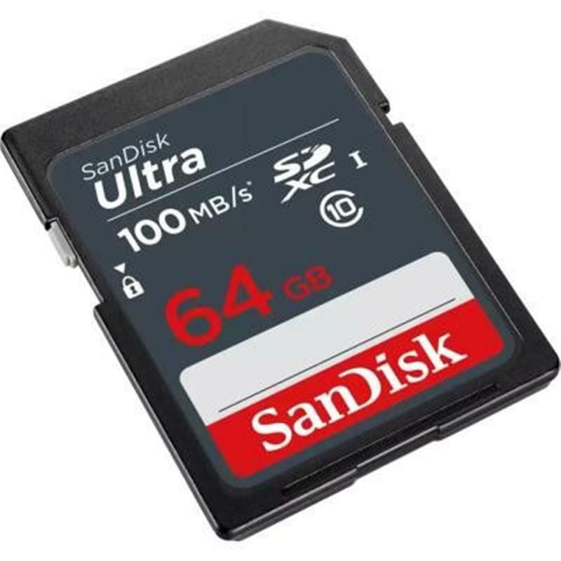 Карта пам`яті SDHC 64GB UHS-I Class 10 SanDisk Ultra (SDSDUNR-064G-GN3IN)