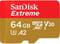 Фото - Карта пам'ятi MicroSDXC 64GB UHS-I/U3 Class 10 SanDisk Extreme R160/W60MB/s (SDSQXA2-064G-GN6GN) | click.ua
