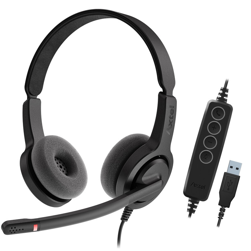 Гарнитура Axtel Voice UC 28 duo NC (AXH-V28UCD)