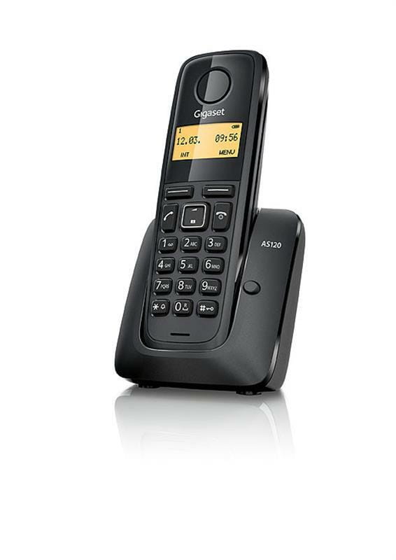 Радiотелефон DECT Gigaset A120 Black (S30852-H2401-S301)