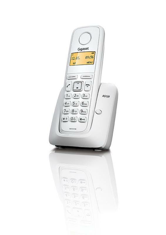 Радiотелефон DECT Gigaset A120 White (S30852-H2401-S302)
