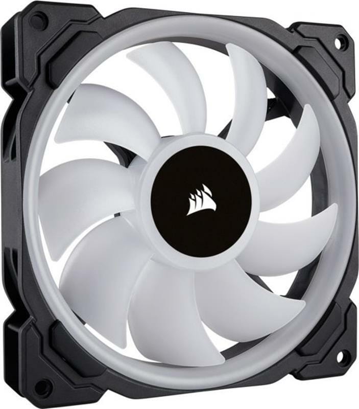 Вентилятор Corsair LL140 RGB Twin Pack (CO-9050074-WW), 140x140x25мм, 4-pin, чорний