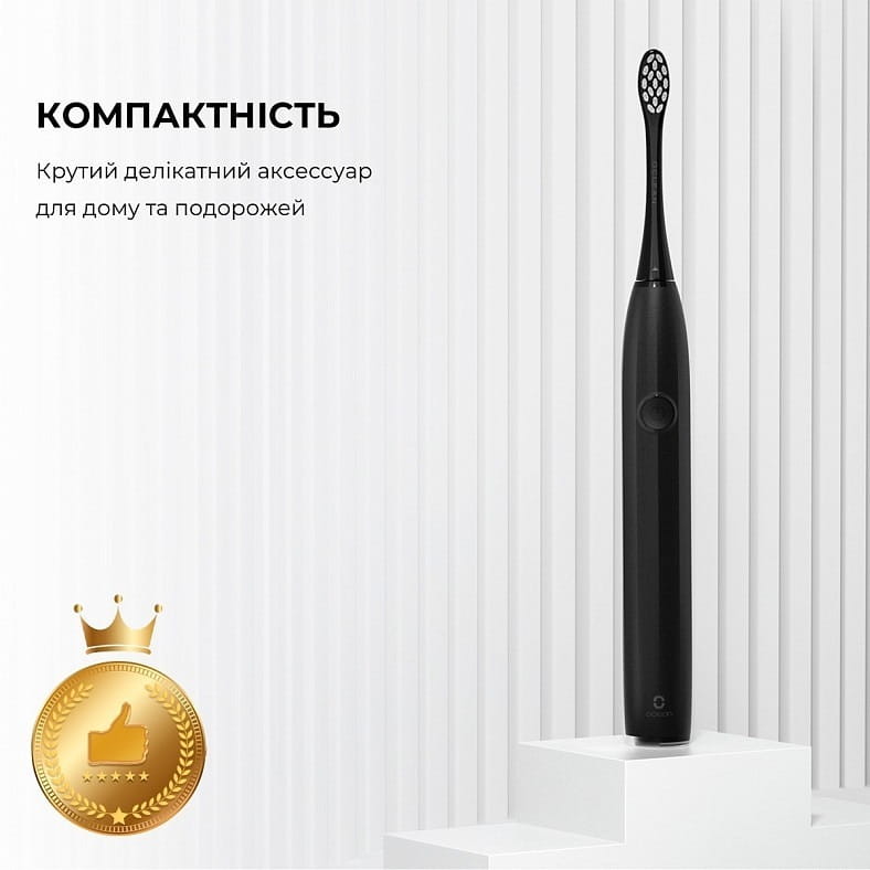 Умная зубная электрощетка Oclean Endurance Electric Toothbrush Black (6970810552386)