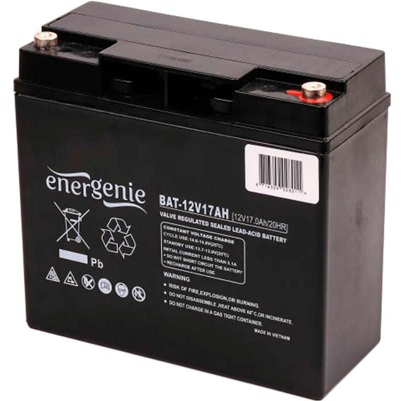 Аккумуляторная батарея EnerGenie 12V 17AH (BAT-12V17AH/4) AGM
