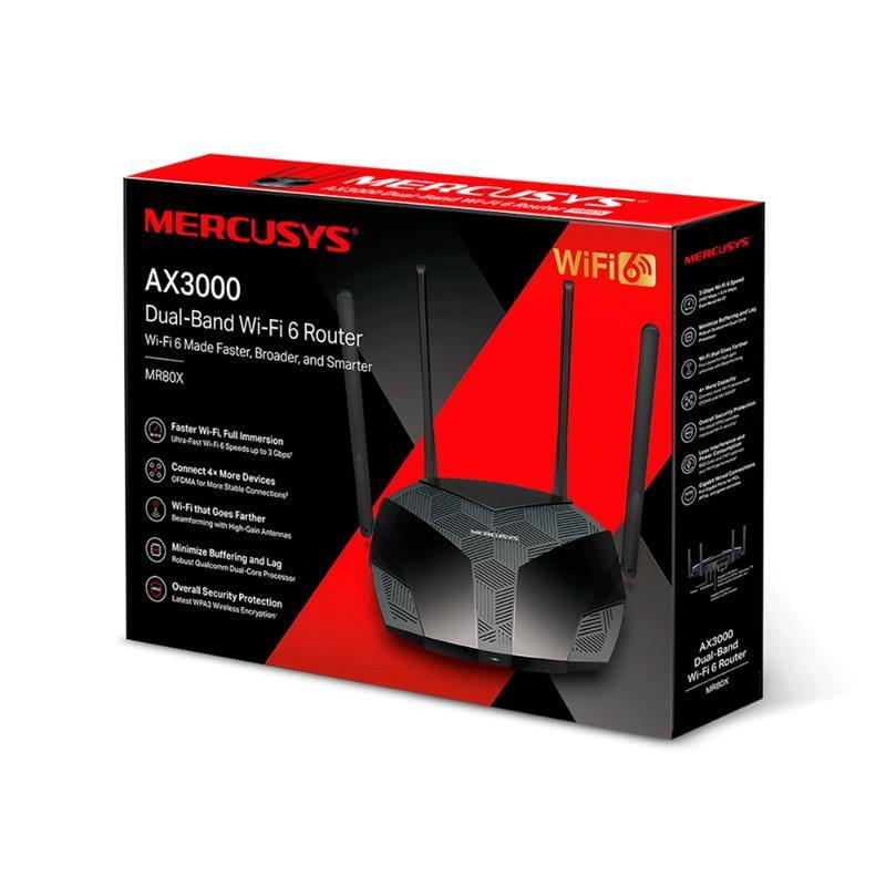 Беспроводной маршрутизатор Mercusys MR80X