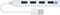 Фото - USB-хаб SpeedLink Snappy Slim 4 ports White (SL-140000-WE) | click.ua
