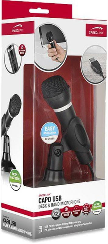 Мікрофон SpeedLink Capo Black (SL-800002-BK)