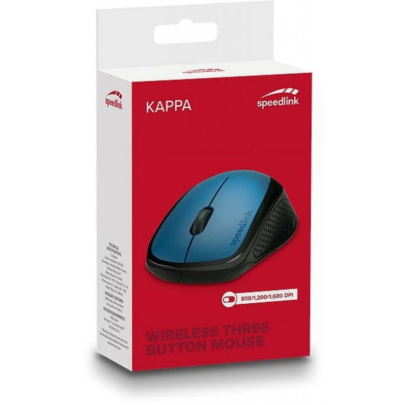 Мышь беспроводная SpeedLink Kappa (SL-630011-BE) Blue USB