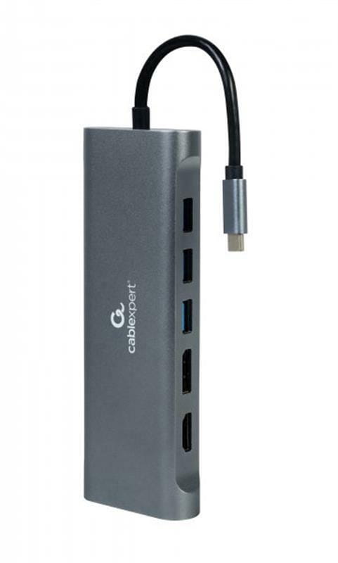 Док-станция Cablexpert USB-C 8-в-1 (A-CM-COMBO8-01)
