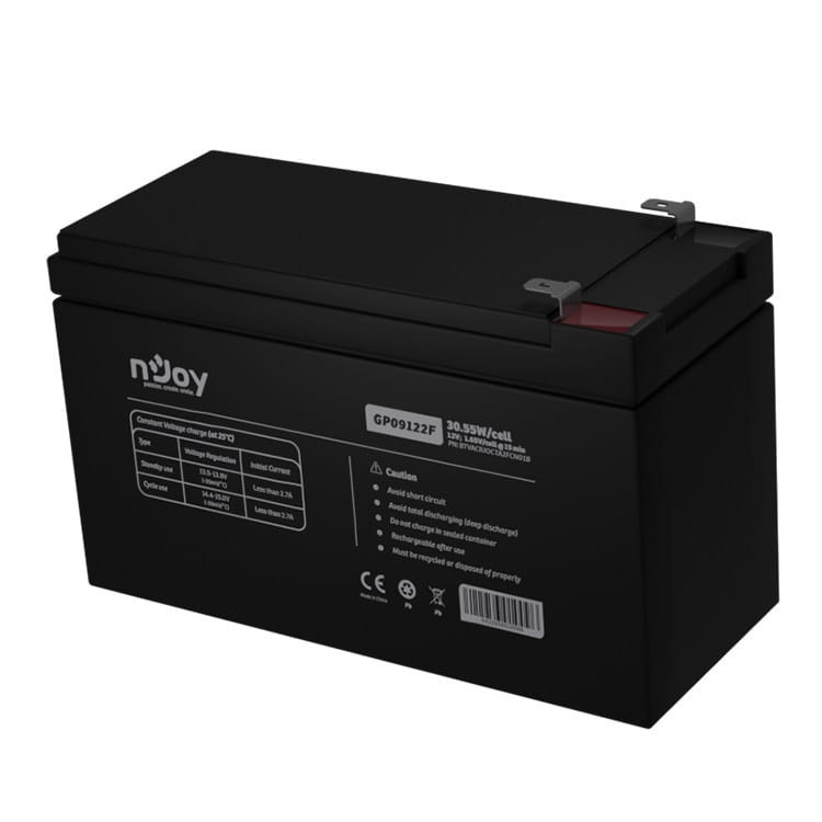 Аккумуляторная батарея Njoy GP09122F 12V 9AH (BTVACIUOCTA2FCN01B) AGM