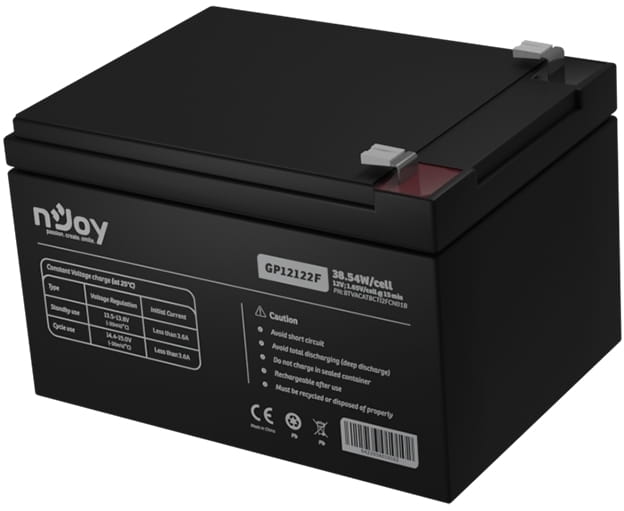 Аккумуляторная батарея Njoy GP12122F 12V 12AH (BTVACATBCTI2FCN01B) AGM