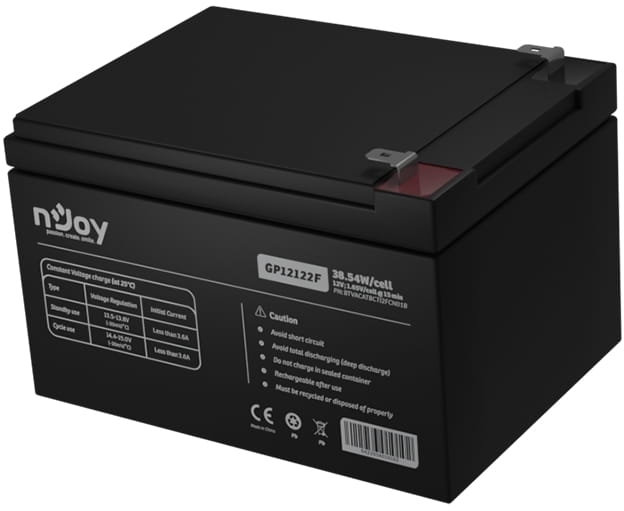 Аккумуляторная батарея Njoy GP12122F 12V 12AH (BTVACATBCTI2FCN01B) AGM