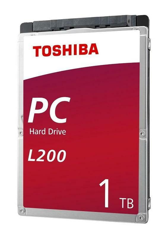 Накопичувач HDD 2.5" SATA 1.0TB Toshiba L200 5400rpm 128MB (HDWL110EZSTA)