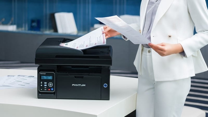 МФУ A4 ч/б Pantum M6550NW с Wi-Fi