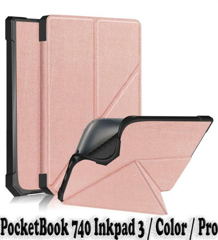 Чохол-книжка BeCover Ultra Slim Origami для PocketBook 740 Inkpad 3/Color/Pro Rose Gold (707456)